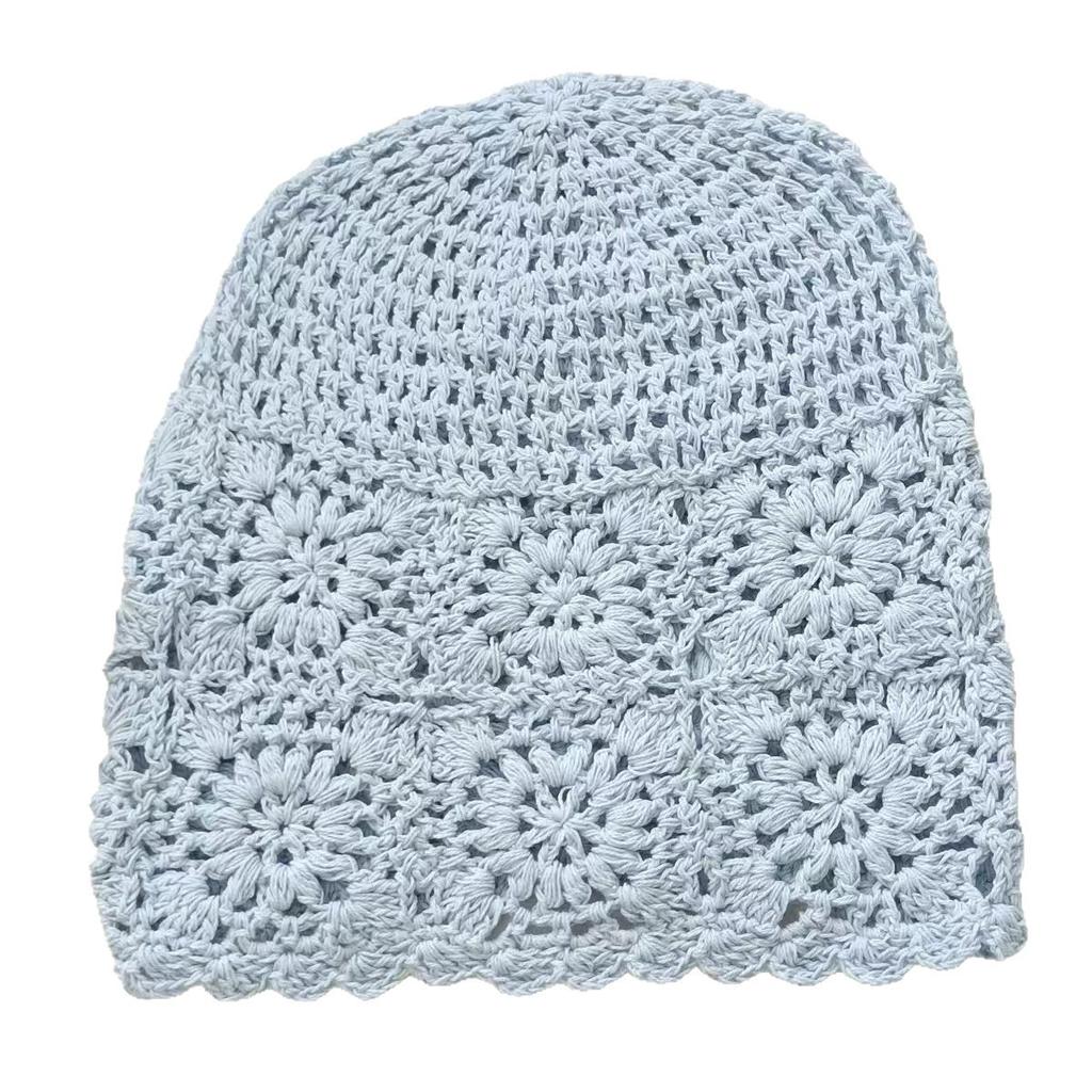 Women's Loose Fitting, Brimless Beanie, Knitted Hollow Hat, Toe Cap, Women's Hat, Thin Cut, Woolen Hat, Knitted Hat, Pile Cap