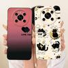 Phone Case For Infinix Hot 10 Lite / Smart 5 Casing Cartoon Dragon Funny Cat Pattern Back Cover Shockproof Liquid Silicone Cases