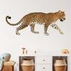 Adesivi Murali Leopardo Creativi Camera da Letto Soggiorno Bagno Decalcomanie in Vinile Accessori Murali Resistenti ai Graffi Decorazione Casa Animale