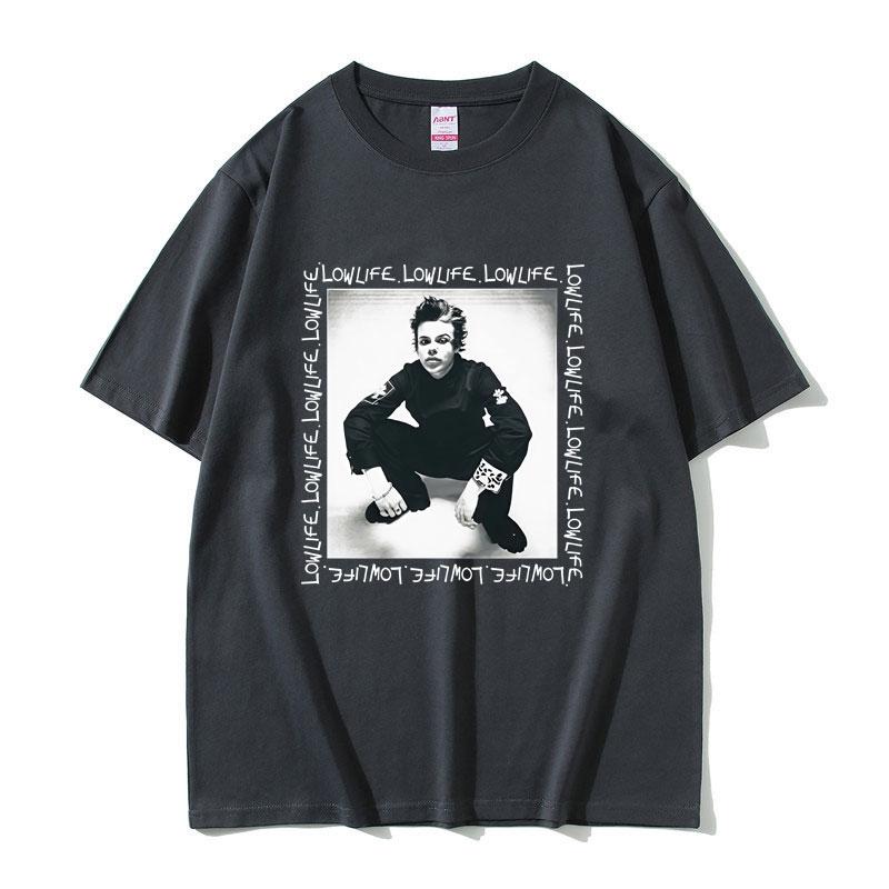 Rocker Yungblud Lowlife Album T Shirts Unisex Women Fashion Rock Vintage Short Sleeve Tshirts Casual Oversized Tshirt Streetwear
