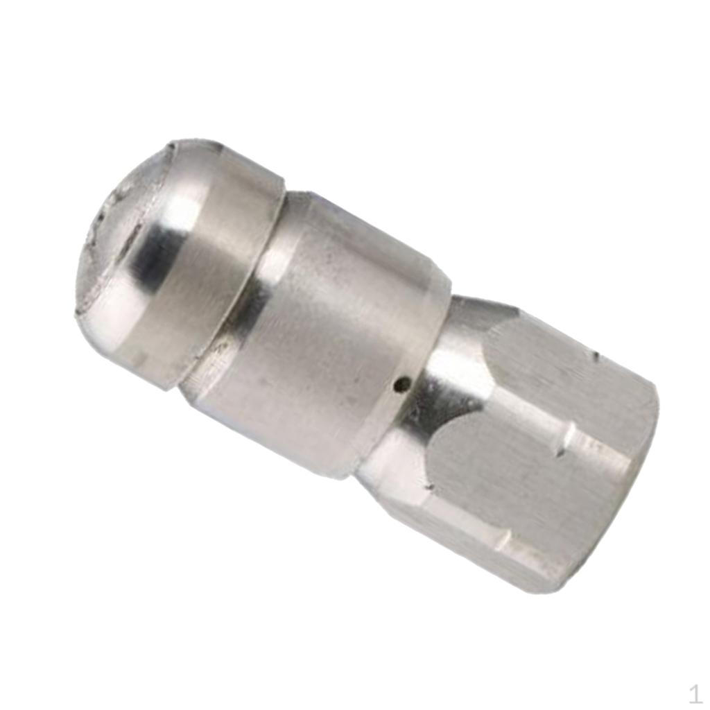 1/4''M 1/8''M Sewer Cleaning Jetting Nozzle Rotating Drain Jetter 3 Jet