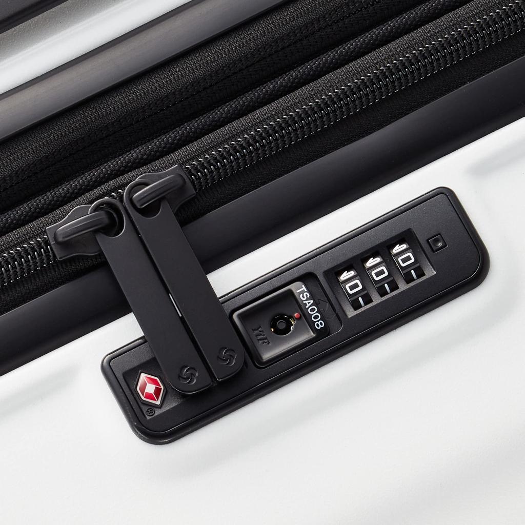 Kufr na přenášení kufru MYTON Spinner 68L 69cm Rozšiřitelná matná bílá [Samsonite] 69/25 4,5kg