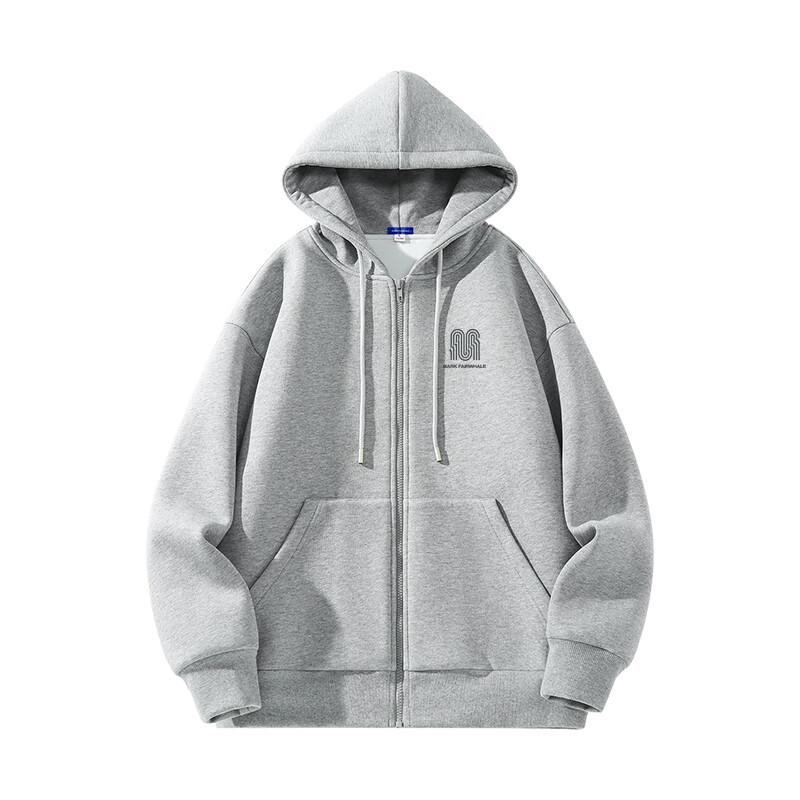 Mark Fairwhale Men's Heavyweight Hooded Zip-Up Sweatshirt