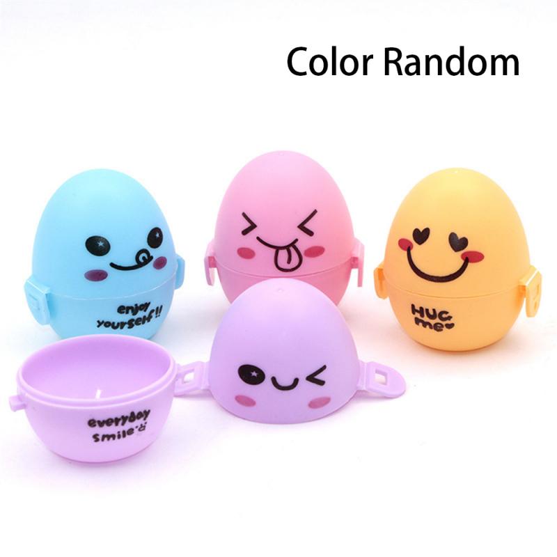 

Портативный мультяшный ящик для яиц на открытом воздухе пикник кемпинг красочный защитный лоток для яиц домашний завтрак холодильник для яиц пластиковый лоток для яиц