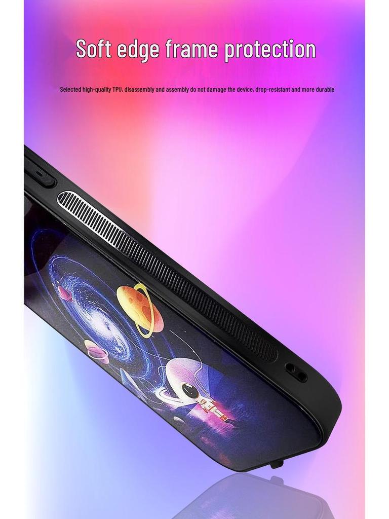 Leuchtende Anti-Rutsch-Handyhülle für iPhone 16 Pro Max & Huawei bei eingehendem Anruf - Soundaktiviert, Verschleißfest, Siebenfarbiger Schutz.
