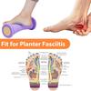 Foot Massager Massage Roller Yoga Massage Ball Plantar Fascia Roller Muscle Relaxation Care Plastic Manual Foot Massager