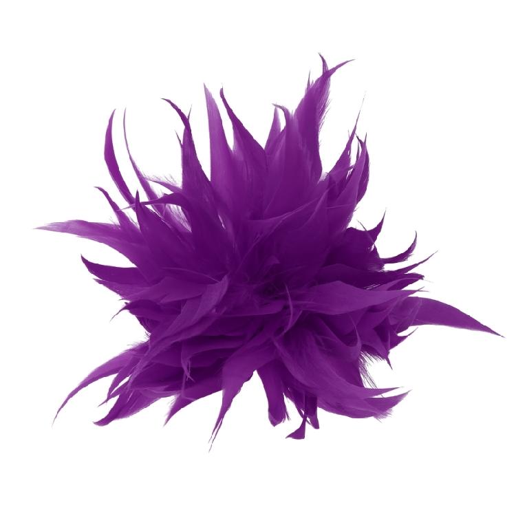 Spilla Fiore di Piuma per Celebrazione Banchetto Bomboniera Corsage Floreale & Spilla