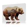 Bear in the Forest Tinplate Poster Customized Wall Art Retro Vintage Metal Signs for Fans Bedroom Decoration Gaming Wand Deko