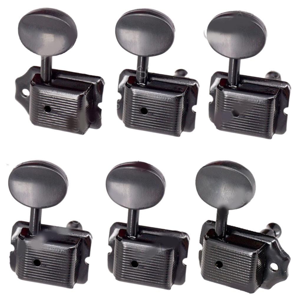 

Tuning Pegs ST Electric Guitar Silver Tuner Machine Heads чёрный