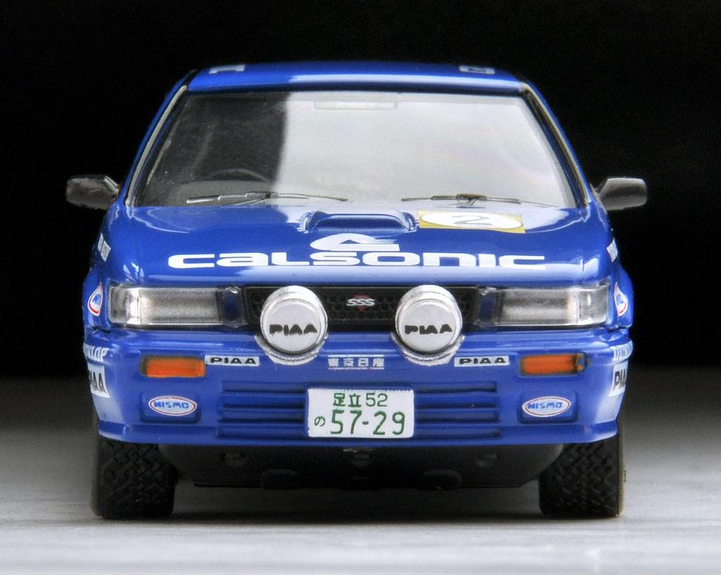 Tomica Limited Vintage Neo Scale Nissan Bluebird Team Calsonic 1989 All Japan Rally Spec 1/64 TLV-N185c SSS-R #2 (Finished Model)