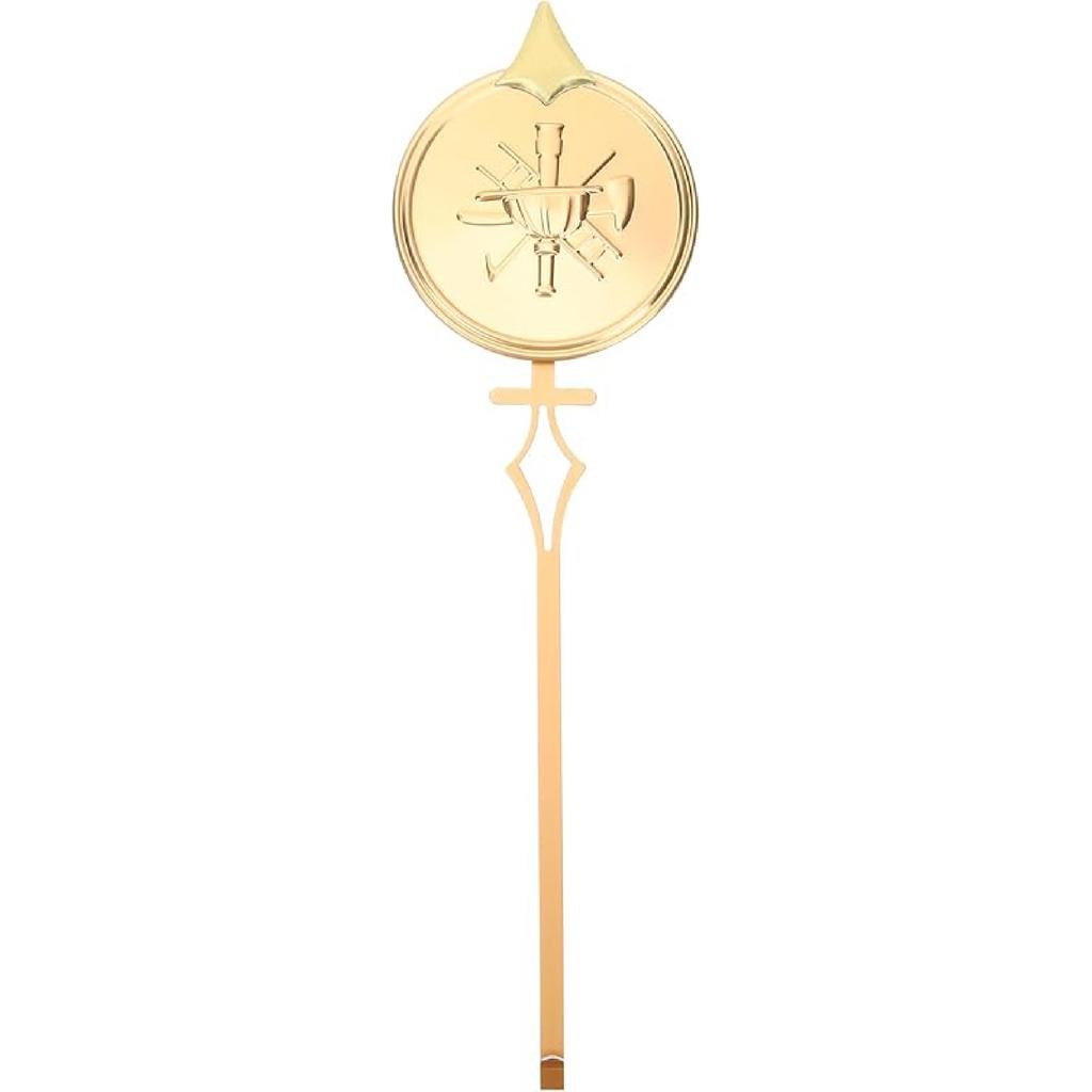 Metal Pendulum, High Gloss Gold, Quartz Wall Clock Accessory, DIY Repair Part, Pendulum Clock Replacement, 0.31in X 5.89in X 2.36in, Metal, Golden,
