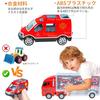 7-Piece Toy Truck Set with Large Storage, Alloy Diecast Cars, Fire Engine, and Work Vehicles, Construction Vehicles, and Transportable Toys. Large Siz
