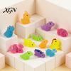 Stress Relief Gadget Mini Dinosaur Squeeze Toy Anxiety Cartoon Dino Sensory Kids Soft Stretchy Ball Home Office Worker Relaxation Tool