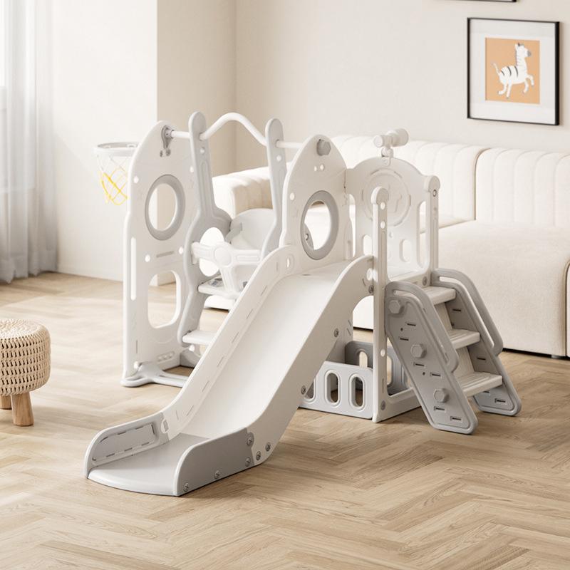 Indoor Children's Slide & Swing Multifunctional Playset for Home