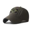 Camo Baseball Cap Men Summer Brazil Flag Sun Protection Snapback Caps Male Casual Airsoft Hat Outdoor Fishing Hiking Camping Hat
