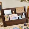 Card Holder Organizer, Stand, Display with Multiple Compartments, Wooden, Practical,