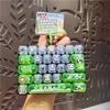 26-Tasten Fidget-Button Schlüsselanhänger BPA-freies sensorisches Dekompressionsspielzeug Wasserdichter Taschenanhänger für Outdoor-Ausflüge