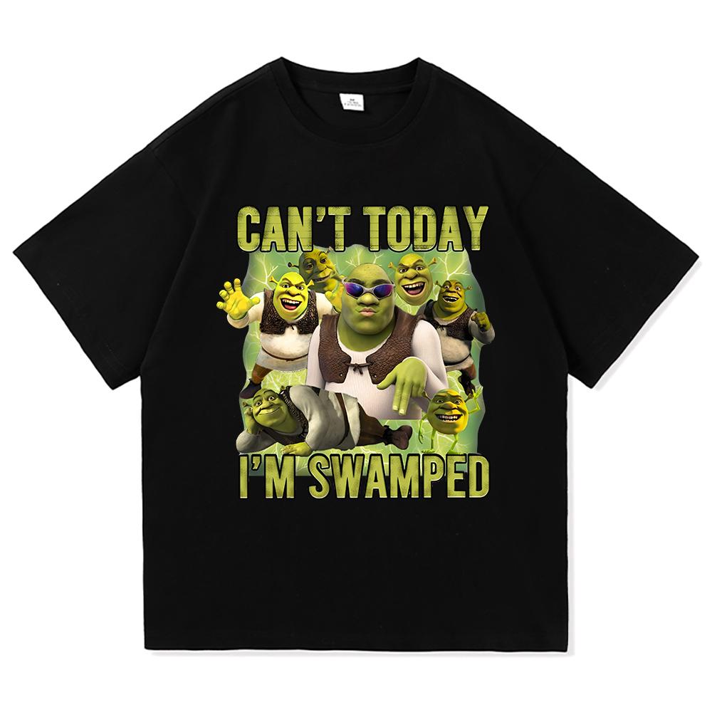 

Cant Today Im Swamped T Shirt UnisexWomen Harajuku Aesthetic Graphic Funny Anime TShirt High Quality Vintage Cotton Tees Shirts M