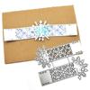 Embossed Die Template Christmas Snowflake Greeting Card Bookmark Scrapbooking DIY Cutting Die Carbon Steel Die