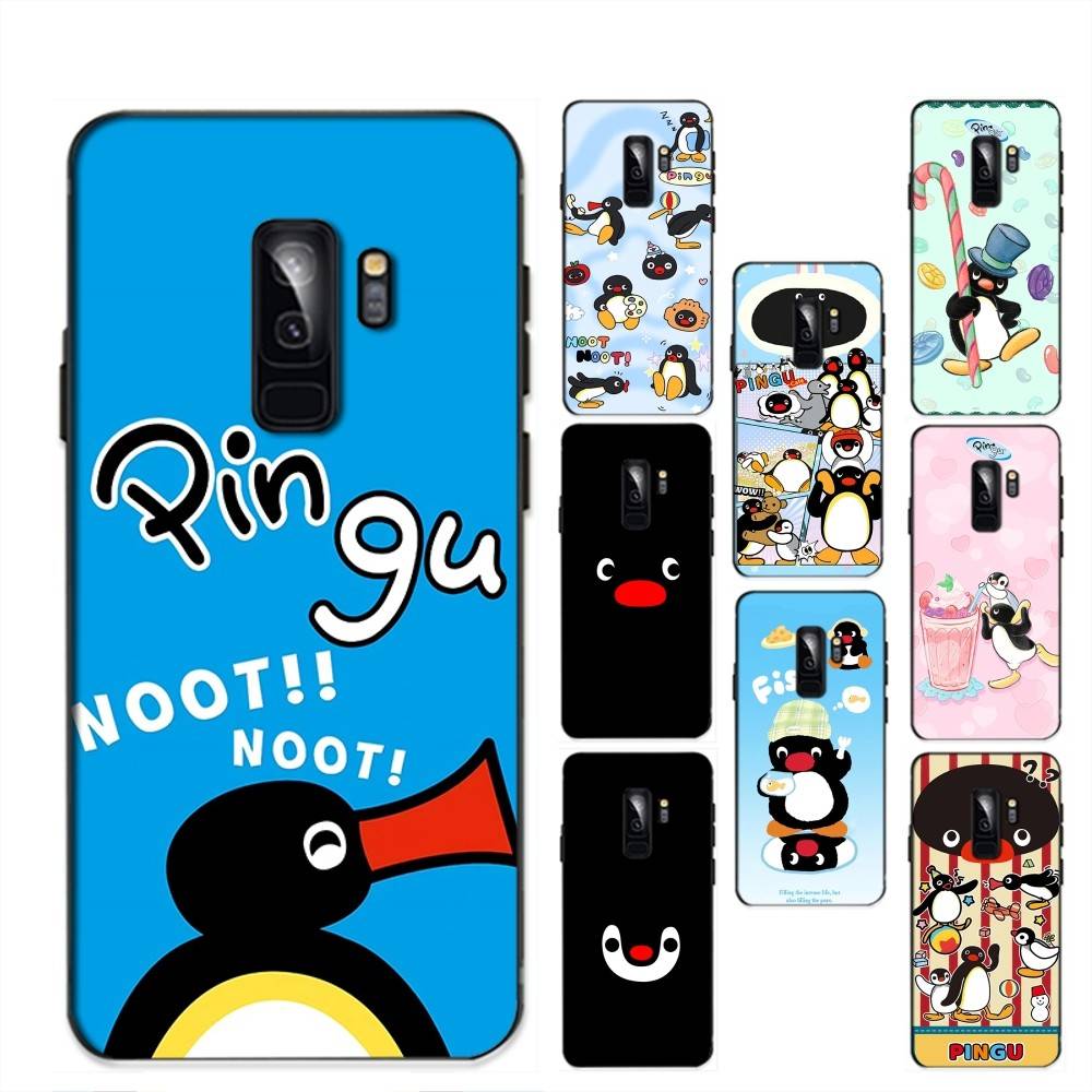 Funny Cartoon P-Pingu Phone Case For Samsung S 24 Fe 25 Ultra Plus 20 Lite 21 30 22 23 24 22 Ultra 5G Fundas