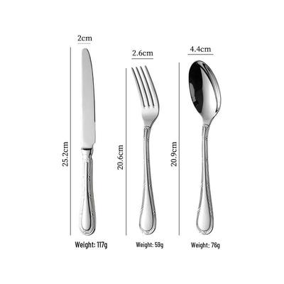 304 Stainless Steel Dining Cutlery Set