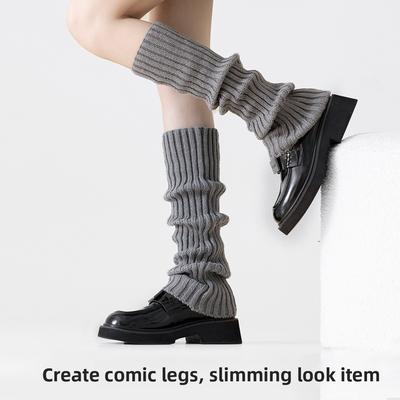 Herbst- und Winter-Stricksocken-Sets für Wärme, Lange Beinwärmer, Überknie-Schneestiefel und Socken-Sets