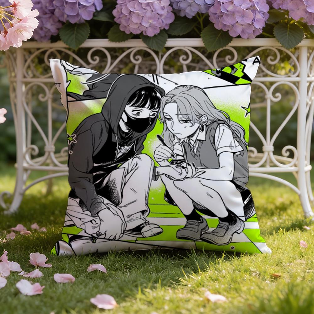 K-Koga M-Mitsuki Cushion Cover Home & Car Dual-Scene Pillow Cover: Reversible for Premium Comfort