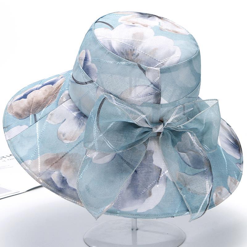 Middle Aged and Elderly Women's Hats Spring and Summer Mothers' Sun Protection Hats Fisherman Hats Breathable Hats