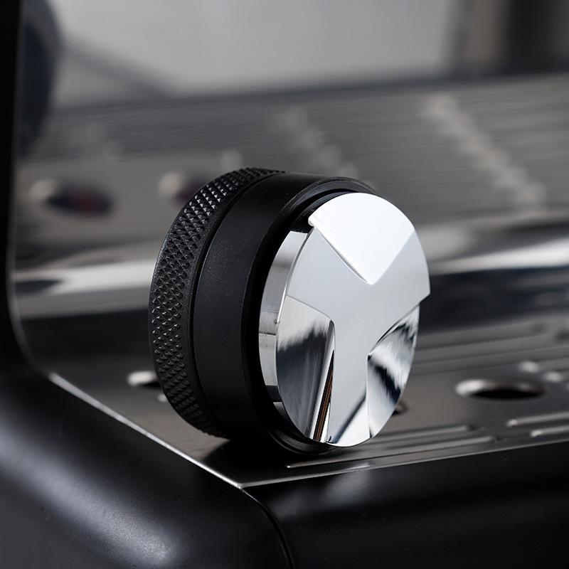 Coffee Distributor Espresso Distribution Tool/Leveler 3 Angled Slopes Adjustable Palm Tamper Fits 51/53/58mm Portafilter