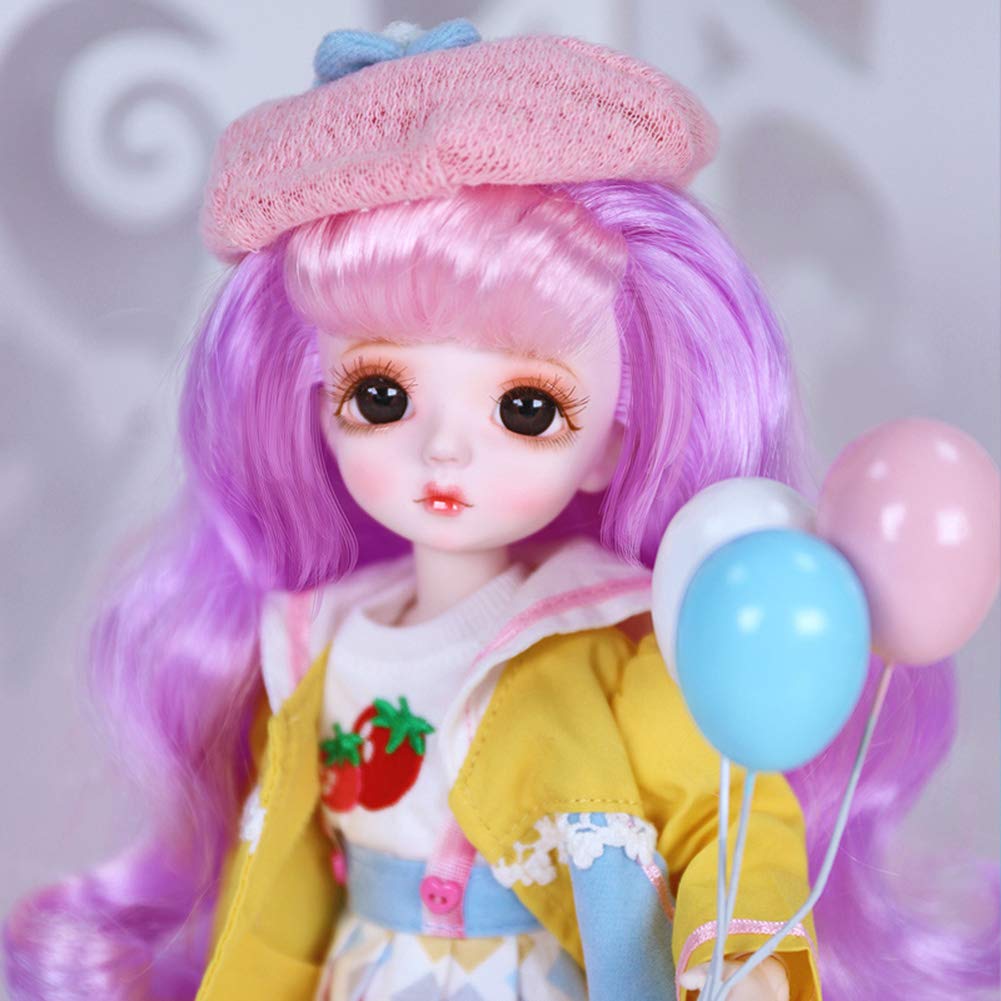 ICY Fortune Days 1/6 28cm BJD Doll, 28 Ball Jointed Doll with Full Set of Clothes and Shoes, Best Gift for Girls 6+ (Woody)