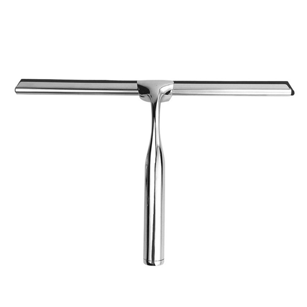 Stainless Steel Glass Scraper Multifunctional Shower Mirror Squeegee Antiskid Handle Corrosion Resistance for Bathroom Tool