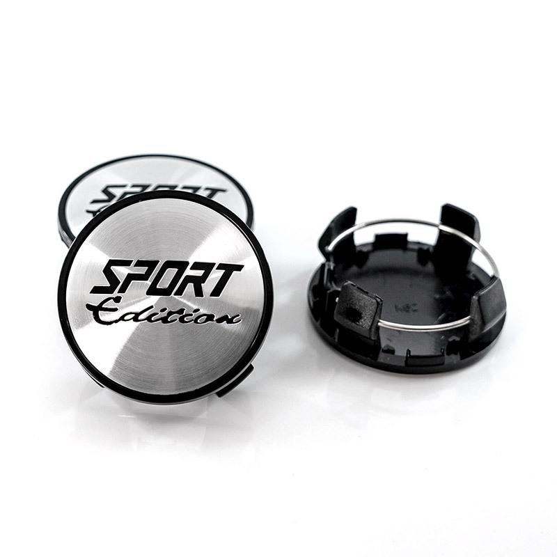 4Pcs 62mm Sport Edition Wheel Hub Centre Caps for Toyota Corolla Yaris RAV4 Camry C-HR Prius, Dustproof Rim Centre Covers Car Replacement Parts