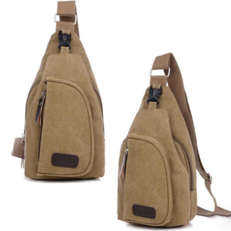 Mens Canvas Outdoor Travel Messenger Satchel Crossbody Shoulders Bag Backpacks