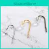 2pcs Crystal Metal Curtain Holdback Decor Functional Iron Wire Minimalistic Hook