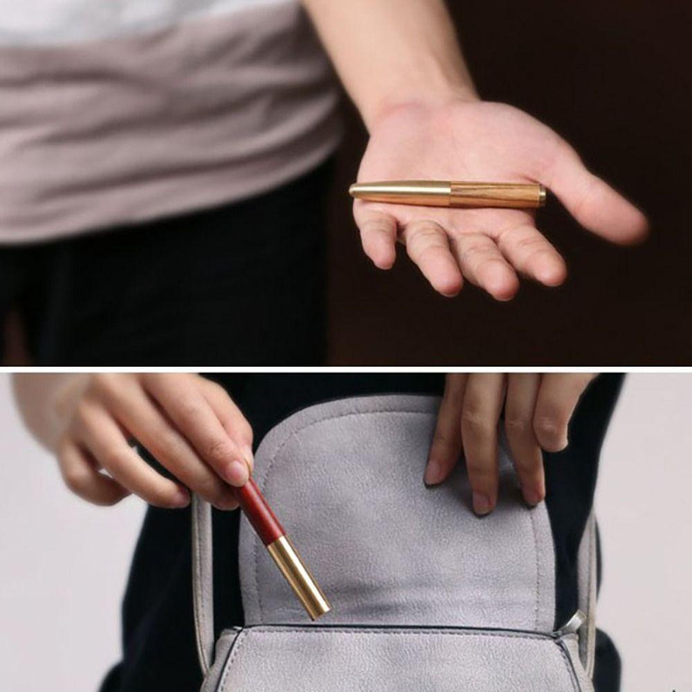 Metal Brass Pocket Pen Mini Gel Pen Fashion Signature Pen  Gifts