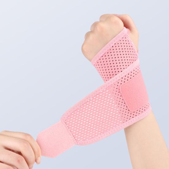 1Pc Sports Wrist Brace Adjustable Breathable Wrist Support Strap Men Women Fitness Wrist