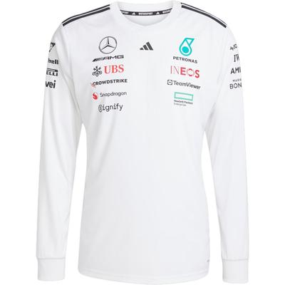 X Mercedes-Amg Petronas F1 Team Driver Jersey Crew Neck Long Sleeve T-Shirt Men Tops White Black JX5801