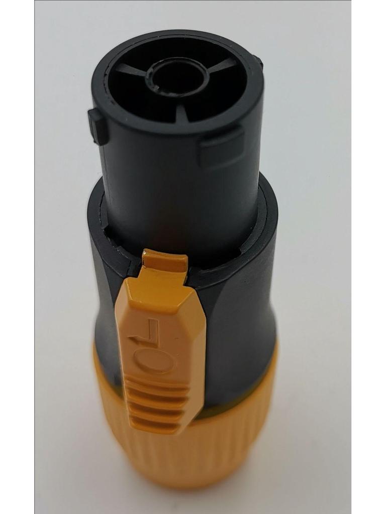 3P Stage Lighting Beam Light with Aviation Plug, LED Display, and XLR Waterproof Male/Female Socket.