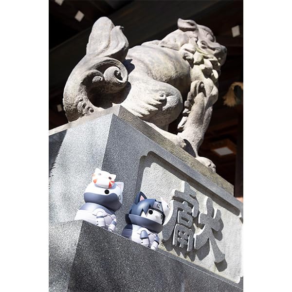 MEGA CAT PROJECT NARUTO Shippuden Big Nyart! Series 3 Uchiha Itachi Anbu, Approximately 100mm, Pre-painted PVC Figure