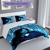 3pcs singer Billie Eilish1 pattern bedding set duvet cover set includes duvet cover &pillowcases, perfect all season bedroom decoration & gift