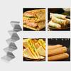 Stainless Steel Taco Holder Stand Mexican Roll Rack Taco Holder Wave Shape Taco Tray Mexican Food Rack Cake Rack Kitchen Gadgets