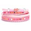 JMXD  Women Multi Layer Wrap Bracelet Magnetic Clasp Leather Rhinestone Bangle Adjustable Fashion Sparkle Cuff Gift