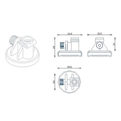 Espresso Machine Repair Coffee Pressure Valve Stable Pressure For Coffee Machines Pump Regulator Food-grade ABS