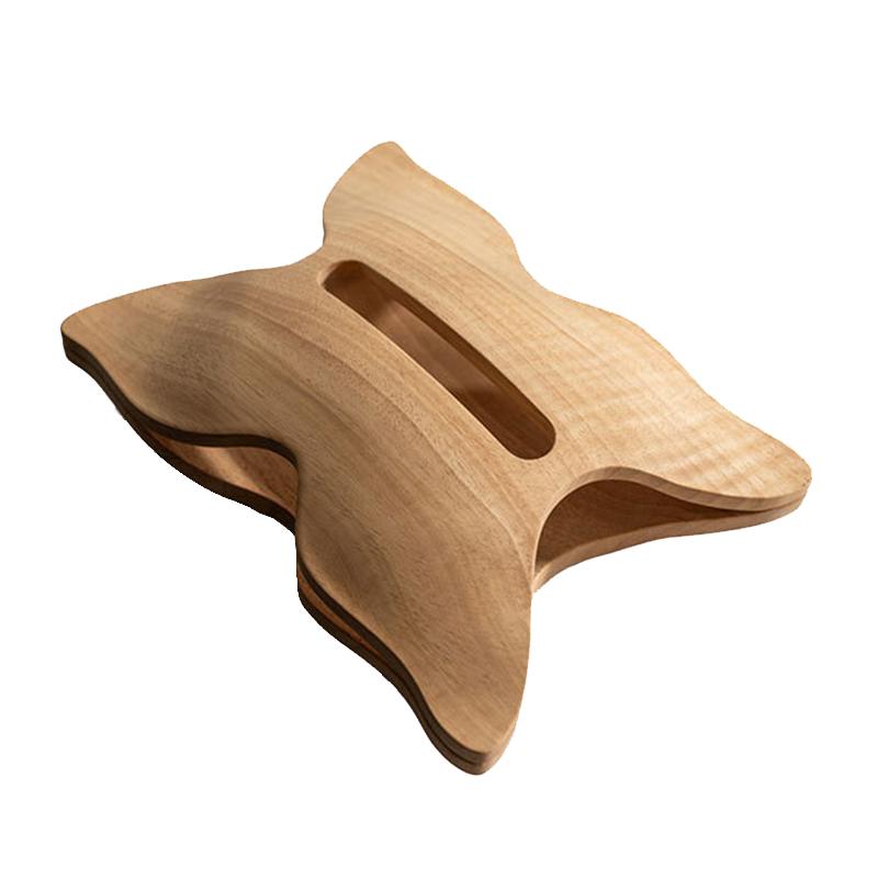 Butterfly Tissue Box Modern Living Room Napkin Boxes Luxury Dining Room Decoration Tissue Storage Box Cover Wooden Napkin Case