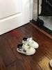 Cute Cartoon Embroidery Parent-Child White Shoes - Girls' and Boys' New Year's Style Versatile Sneakers for Spring 2026.