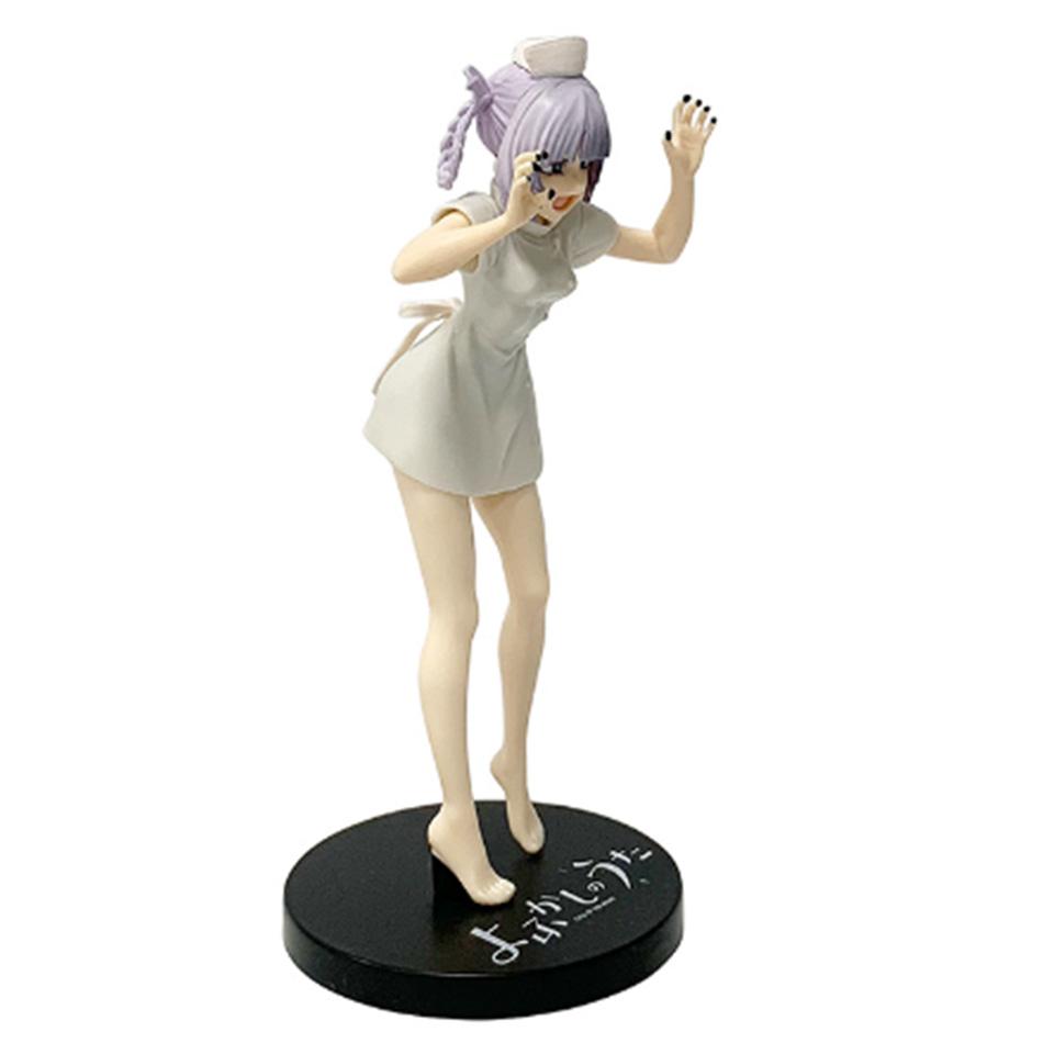Anime Call of the Night Nanakusa Nazuna 18cm Vampire Nurse PVC Action Figure Collectible Model Doll Ornaments Present