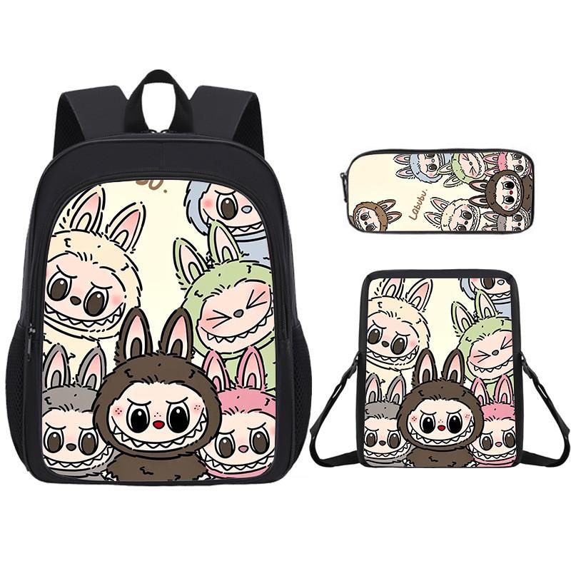 Cartoon Backpack For Kid With Graphic Design And Large Capacity Daily For