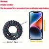 1pc Durable Dog Chew Wheel Toy - Chew-Resistant Design Interactive Sound Teeth Training Play Supplies, Suitable for Puppies