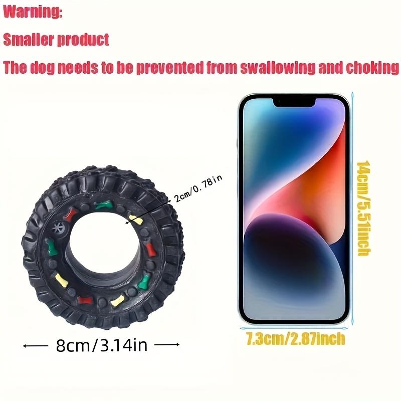 1pc Durable Dog Chew Wheel Toy - Chew-Resistant Design Interactive Sound Teeth Training Play Supplies, Suitable for Puppies