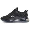 Nike Air Max 720 'Triple Black' (Unisex) Black / Black-Black Running Shoes AO2924 007